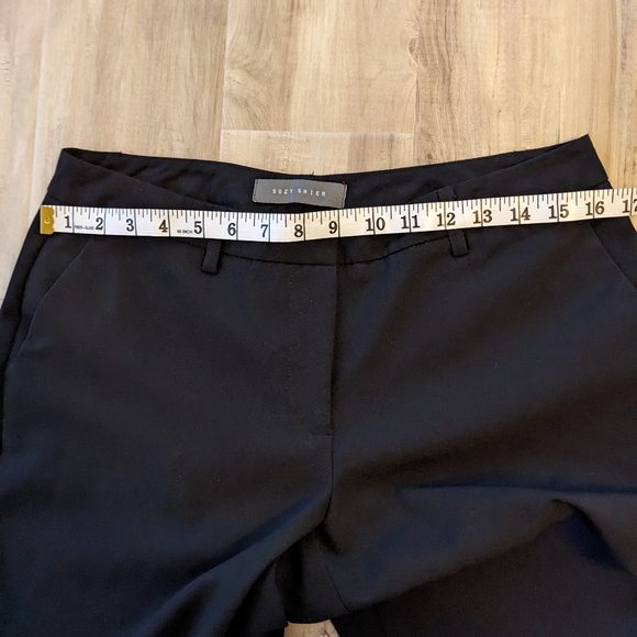 Black Suzy Shier Straight Leg Dress Pants Size 9 - Picture 7 of 7
